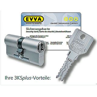 EVVA 3KS plus Profilzylinder Schließzylinder lock cylinder cylindre de serrure Gefahrenschließung