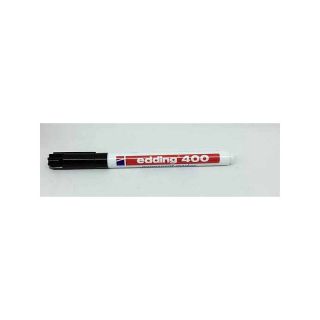 Edding Permanentmarker Edding 400 Strichbreite 1mm Filzstift Marker Stift schwarz