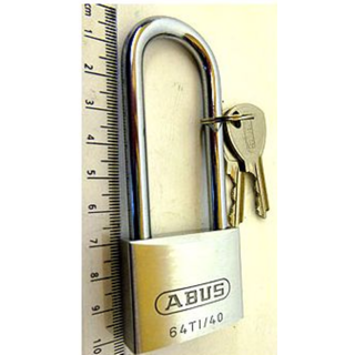 64TI/40HB63 ABUS Titalium Vorhangschloss Keller Tore Türen Hangschloss Schloss