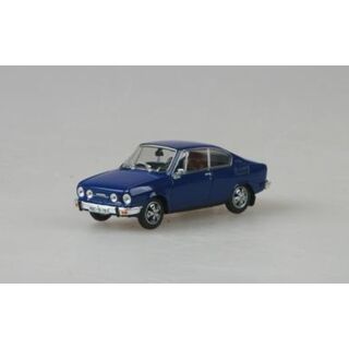 143ABS-707KN Abrex 1:43 Skoda 110R Coupe 1978 DDR  Sapphire Blue (K)