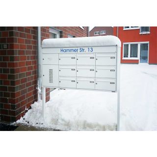 VA3733 Knobloch Briefkastenanlage Briefkasten Aluminium lackiert