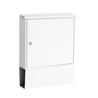 S2100 Knobloch Briefkasten Portland Aufputzbriefkasten mit Zeitungsfach