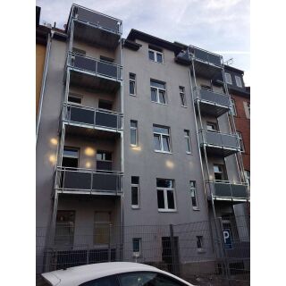 Balkonanlage BALKON Bausatz Stahlbalkon Leipzig 3m x 1,5m Selbstmontage
