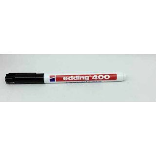 Edding Permanentmarker Edding 400 Strichbreite 1mm Filzstift Marker Stift schwarz