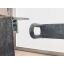Kopie von ÜBERFALLE Überwurf Falle Riegel Verschluss rechts links für Hangschloss Keller Garage Scheune Tür Sicherheit Überfalle Links 75cm Verzinkt