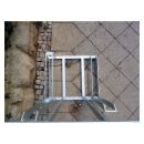Fahrradständer Bikeboy Gotha für 2 Fahrräder mit Werbeträger Scheibenbremse geschützt Cycle rack frame
