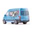 1559 Siku Mercedes Sprinter Campervan blau