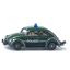 1560 Siku VW Käfer Polizei dunkelgrün